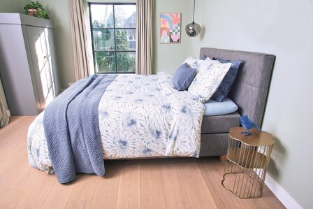 Livello Sprei Stonewashed Mr &amp; Mrs Amsterdam Blue 25298