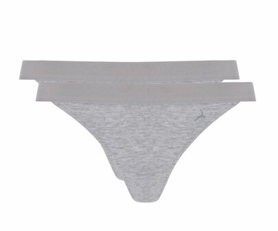 Ten Cate Women Fine Tanga Brief Light Grey 30034 | 18126