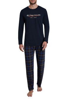 Tom Tailor Heren Pyjama Dark Blue 71345-4009-634 | 28874-28875