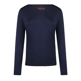 Charlie Choe Dames Longsleeve Navy S49126-38 | 29006