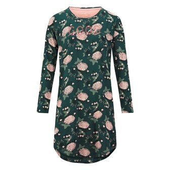 Charlie Choe Dames Nachthemd Dark Green F41130-38 | 27462