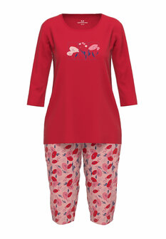 G&ouml;tzburg Dames Pyjama Red 25152-4009-455 | 29716