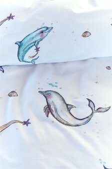 Beddinghouse Kids Dekbedovertrek Magical Dolphins Multi 25054