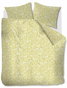 Ariadne At Home Dekbedovertrek Daisies Light Yellow 30234