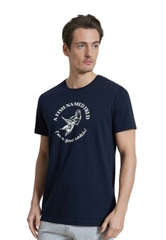 A Fish Named Fred Heren T-Shirt Dark Blue 120001-630 | 29607