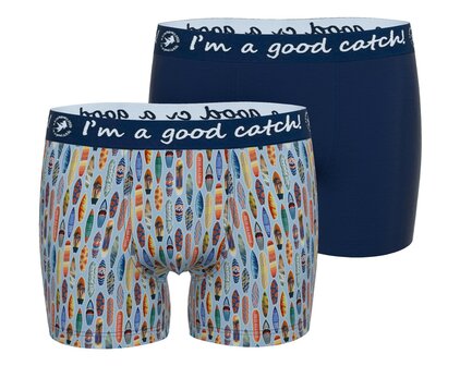 A Fish Named Fred Heren Shorts Surfboard Blue 2-Pack 110022-6095-615 | 29919