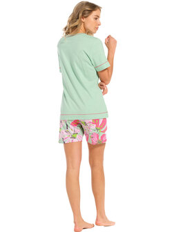 Pastunette Dames Shortama Green 30241-100-3 | 29639