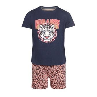 Charlie Choe Meisjes Shortama Panter T47041-41 | 28238