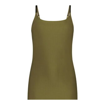 Ten Cate Women Secrets Spaghetti Top Olive Green 30249-1605 | 29162