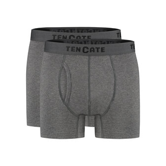 Ten Cate Men Basics Classic Shorts 2-Pack Antraciet Melange 32322-1392 | 26922