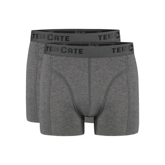 Ten Cate Men Basics Shorts 2-Pack Antraciet Melange 32323-1392 | 26917