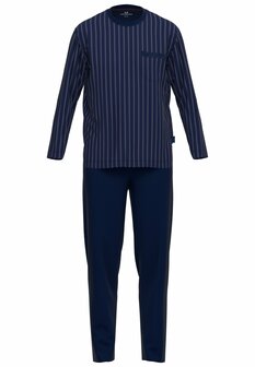 G&ouml;tzburg Heren Pyjama Blauw 452267-4065-698 | 30782