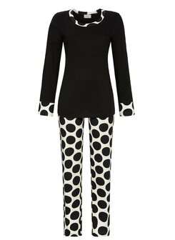 Ch&eacute;rie L&iacute;ne Dames Pyjama Schwarz 4571210-900 | 30625