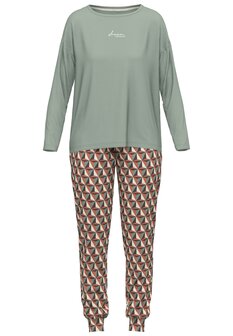 Tom Tailor Dames Pyjama Groen 60260-6061-328 | 30875