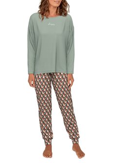 Tom Tailor Dames Pyjama Groen 60260-6061-328 | 30875