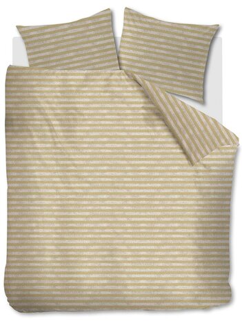 Ariadne At Home Dekbedovertrek Knit Stripes Naturel 26092