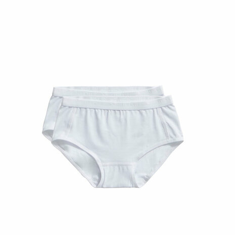 Ten Cate Girls Basic Brief 2-Pack White 31119-001 | 20911