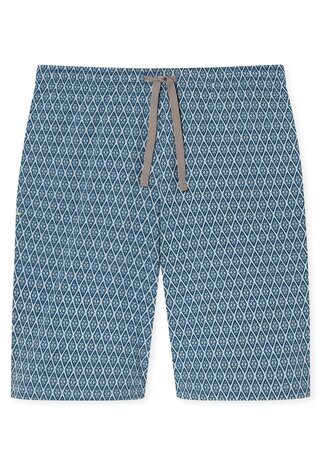 Schiesser Mix+Relax Heren Short Blue Grey 180288-808 | 29664