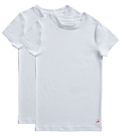 Ten Cate Boys Basic T-shirt White 2-Pack 31199-001 | 21572