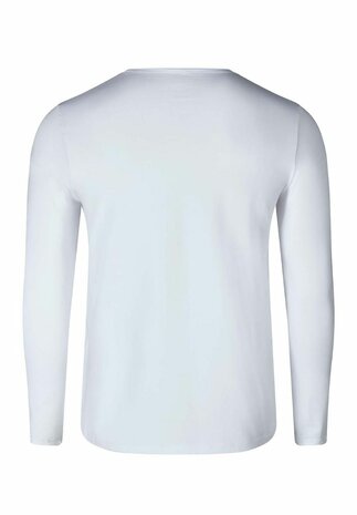 Skiny Heren T-Shirt Lange Mouw White 086913-500 | 25890