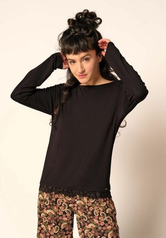 Skiny Dames Longsleeve Black 080969-7665 | 29238