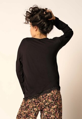 Skiny Dames Longsleeve Black 080969-7665 | 29238