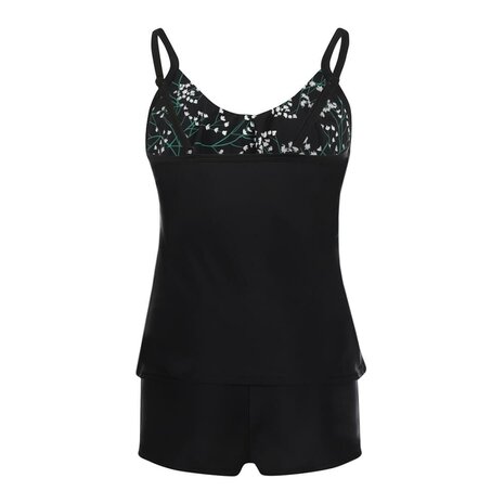 Mila Tankini Black/OffWhite R51220-23 | 30012