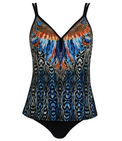 Sunflair Chloorbestendig Tankini Black Multi 78014-910 | 29973 - 29974