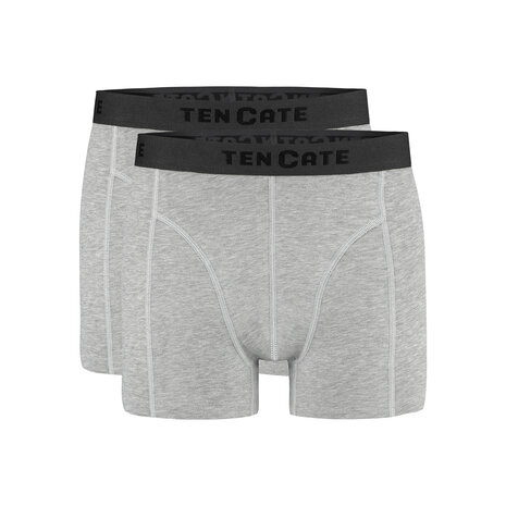 Ten Cate Men Basics Shorts 2-Pack Grey Melee 32323-955 | 26916