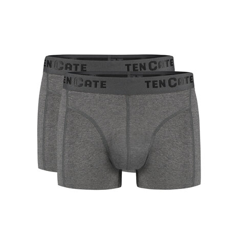 Ten Cate Men Basics Shorty 2-Pack Antraciet Melange 32321-1392 | 26912