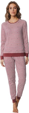 Rebelle Dames Pyjama Dark Red 21242-408-2-276 | 30449